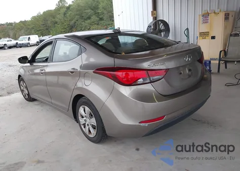 2016 Hyundai Elantra Se из США, поврежденный, VIN 5NPDH4AE2GH703902